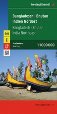 Bangladesch - Bhutan - Indien Nordost, Straßenkarte 1:1.000.000, freytag & berndt