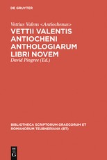 Anthologiarum Libri Novem