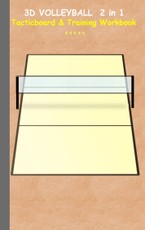 3D Volleyball 2 in 1 Tacticboard and Training Workbook