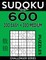 Sudoku Book 600 Puzzles, 300 Easy and 300 Medium