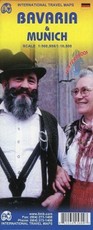 München und Bayern Travel Map 1 : 500 000 / 1 : 10 000