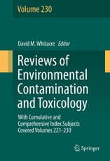 Reviews of Environmental Contamination and Toxicology volume