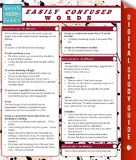 Easily Confused Words