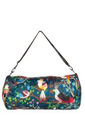 Dvipusis LOQI krepšys „METALLIC Matt Rose Gold Weekender“