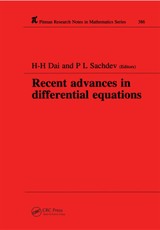 Recent Advances in Differential Equations