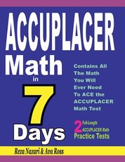 ACCUPLACER Math in 7 Days