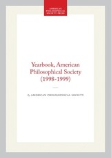 Yearbook, American Philosophical Society (1998-1999)
