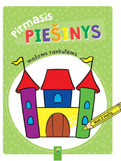 Pirmasis piešinys mažoms rankutėms. Pilis