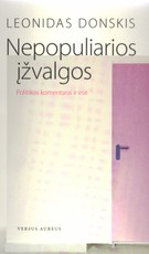 Nepopuliarios įžvalgos