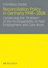 Reconciliation Policy in Germany 1998-2008
