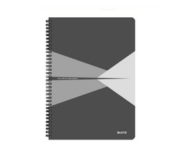 Bloknotas Leitz Office A4 langeliais, pilka sp.