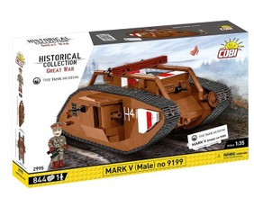 Mark V Male NO 9199 konstruktoriai, 844 elementai