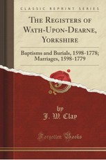 The Registers of Wath-Upon-Dearne, Yorkshire