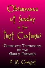 Observance Of Sunday In The First Centuries