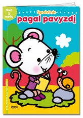 Pelytė. Spalvink pagal pavyzdį