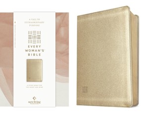 NLT Every Woman's Bible, Filament-Enabled Edition (Leatherlike, Soft Gold)