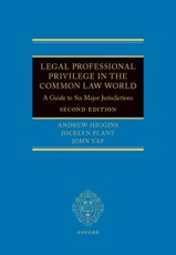 Legal Professional Privilege in the Common Law World
