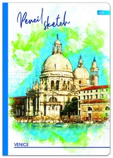 Knyga A4 96lap 70g linija SKETCH