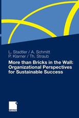 More Than Bricks in the Wall: Organizational Perspectives for Sustainable Success