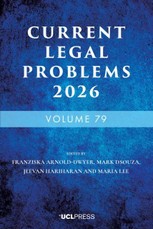 Current Legal Problems 2026