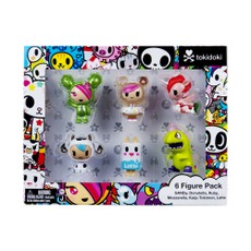 TOKIDOKI Figūrėlių rinkinys, 6 vnt., 5 cm