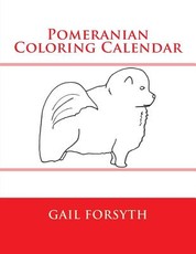 Pomeranian Coloring Calendar