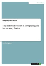 The historical context in interpreting the impercatory Psalms