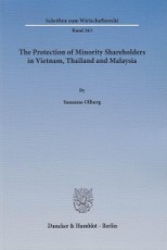 The Protection of Minority Shareholders in Vietnam, Thailand and Malaysia