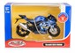 Prekės pavadinimas: Transporto priemonė MSZ 1:18 Suzuki GSX-R1000 mėlyna