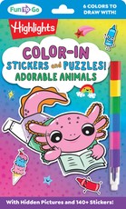 Adorable Animal Hidden Pictures Sticker Puzzles