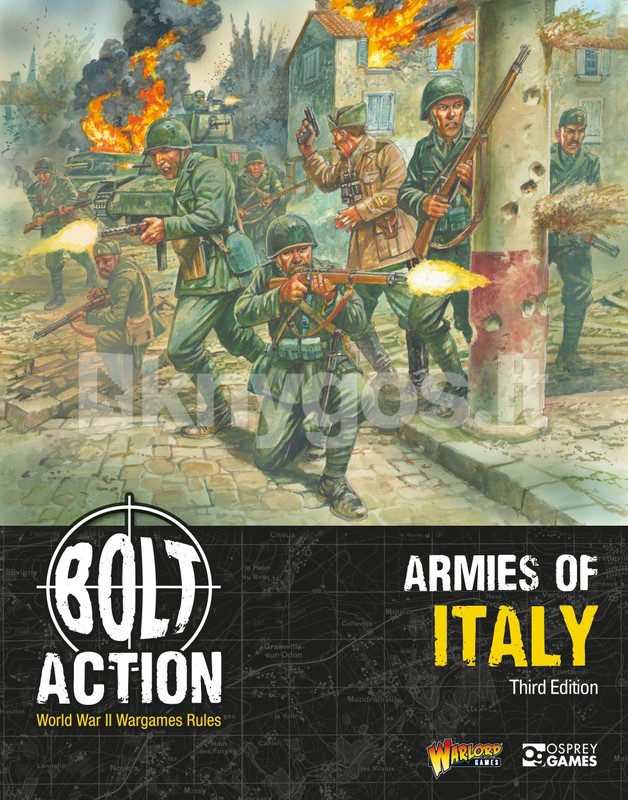 Bolt Action: Armies of Italy: Third Edition + NEMOKAMAS ATVEŽIMAS!