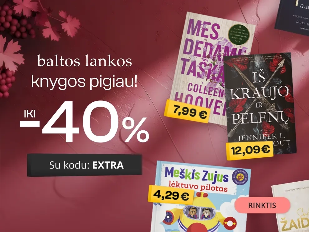 LEIDYKLOS BALTOS LANKOS KNYGOS - extra nuolaidos iki -40%!