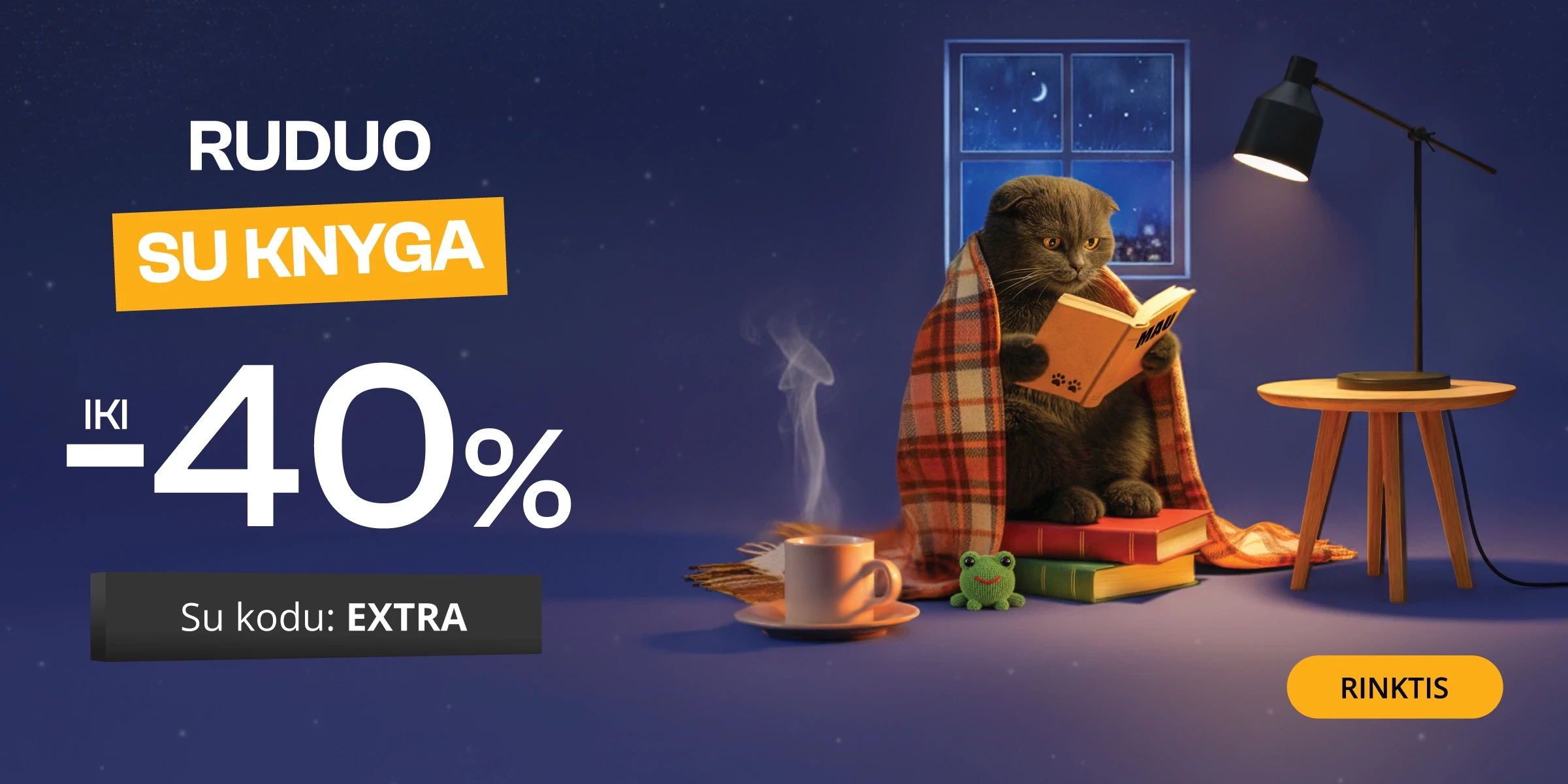 RUDUO SU KNYGA iki -40% extra nuolaidos!
