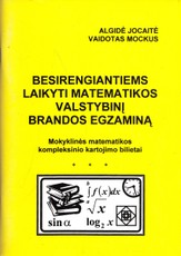 Besirengiantiems laikyti matematikos valstybinį brandos egzaminą