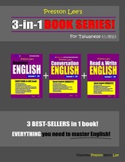 Preston Lee's 3-in-1 Book Series! Beginner English, Conversation English & Read & Write English Lesson 1 - 20 For Taiwanese