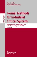 Formal Methods for Industrial Critical Systems
