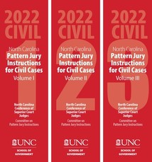 North Carolina Pattern Jury Instructions for Civil Cases, 2022 Edition