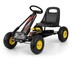 Gokartas su pedalais Thor, juodas