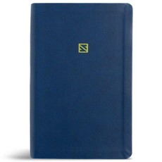 CSB Teen Study Bible, Optimal Type, Navy Leathertouch