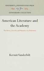 American Literature and the Academy