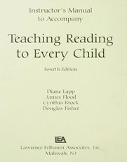 Instructor's Manual to Accompany Teaching Reading to Every Child
