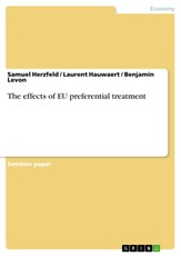 The effects of EU preferential treatment