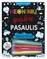 Neoninių spalvų pasaulis. Transportas. Spalvinimo knygelė su neoniniais flomasteriais