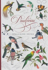 Paukščiai. Spalvinimo knygelė