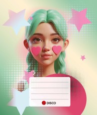 Sąsiuvinis DISCO BEAUTY