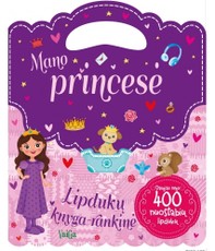Lipdukų knyga - rankinė. Mano princesė