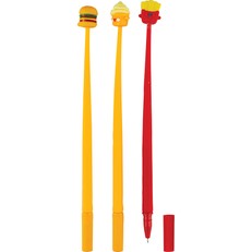 Tušinukas CENTRUM „Hamburger & Ice Cream & Fries“, mėlynas, 0,7 mm