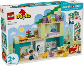 LEGO DUPLO 10470 Modernus šeimos namas (3 viename) su figūrėlėmis