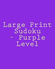 Large Print Sudoku - Purple Level