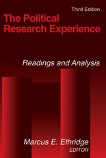 Ethridge, M: Political Research Experience: Readings and Ana